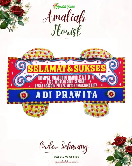 Papan Bunga Ucapan Selamat Segoromulyo